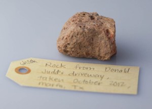 Rock from Donald Judd's Driveway