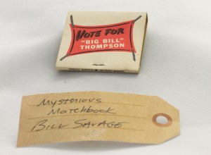 Mysterious matchbook