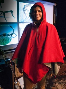 Red poncho