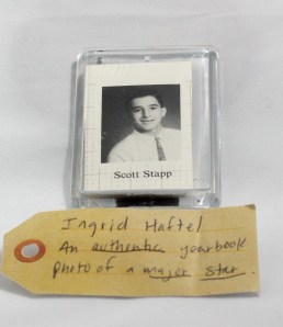 An authentic yearbook photo of a major star