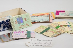 Collection of old CTA monthly passes