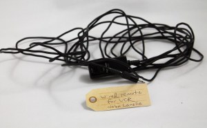 Wired remote for VCR