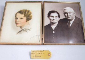 Framed family photos