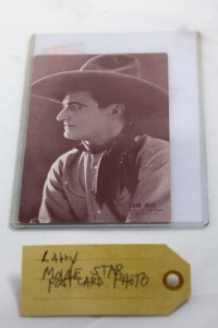 Movie star postcard photo